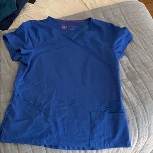 Royal Blue scrub top